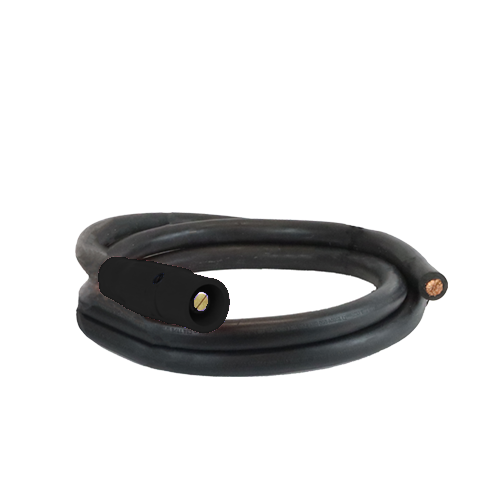 Power Assemblies Pig Tails 400A Type W Series 16 Male / Blunt 10' Black
