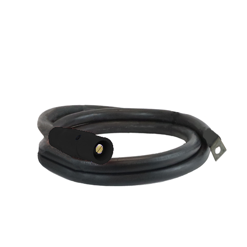 Power Assemblies Pig Tails 400A Type W Series 16 Male / Lug 10' Black