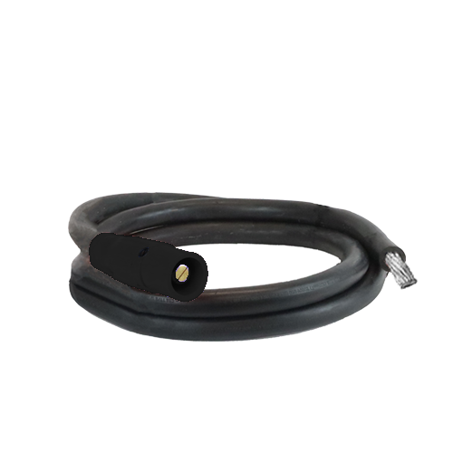 Power Assemblies Pig Tails 400A Type W Series 16 Male / Tinned Cdr 10' Black