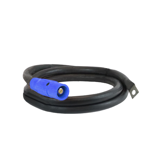 Pig Tails 400A 4/0 Type W Series 16 Male / Lug 10' Blue