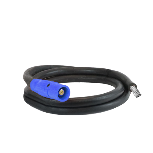 Power Assemblies Pig Tails 400A Type W Series 16 Male / Tinned Cdr 10' Blue