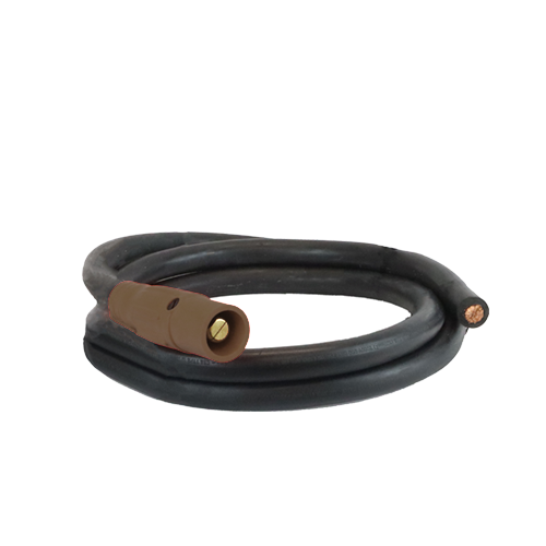 Power Assemblies Pig Tails 400A Type W Series 16 Male / Blunt 10' Brown
