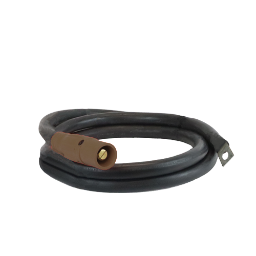 Power Assemblies Pig Tails 400A Type W Series 16 Male / Lug 10' Brown