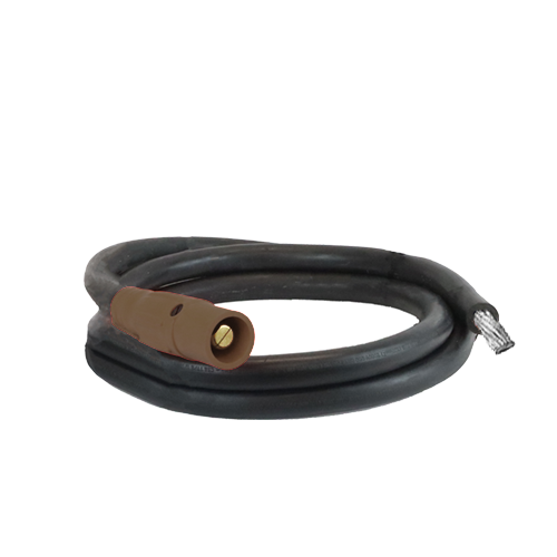 Power Assemblies Pig Tails 400A Type W Series 16 Male / Tinned Cdr 10' Brown