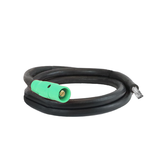 Power Assemblies Pig Tails 400A Type W Series 16 Male / Tinned Cdr 10' Green