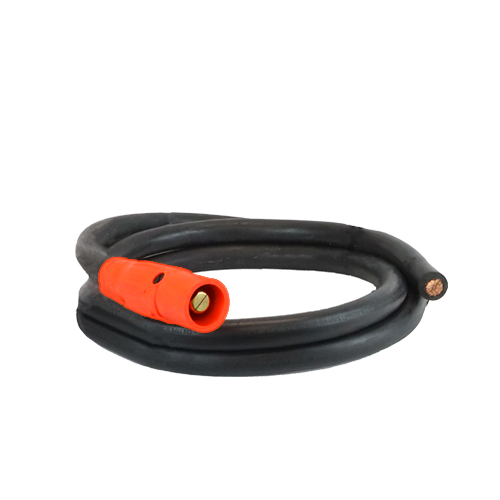 Power Assemblies Pig Tails 400A Type W Series 16 Male / Blunt 10' Orange