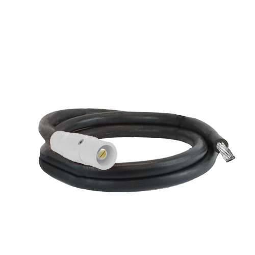 Power Assemblies Pig Tails 400A Type W Series 16 Male / Tinned Cdr 10' White