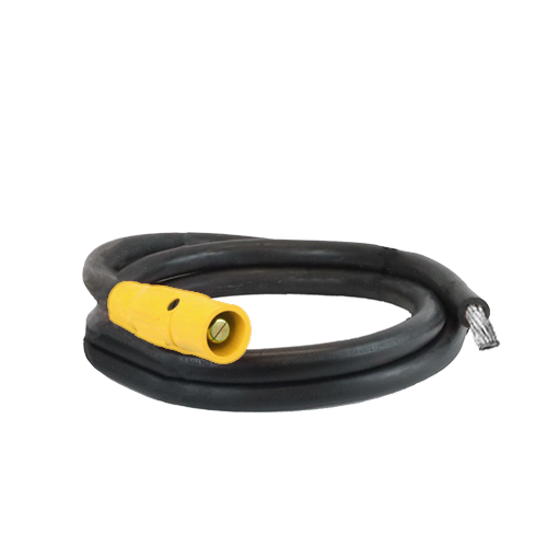 Power Assemblies Pig Tails 400A Type W Series 16 Male / Tinned Cdr 10' Yellow