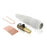 18 Series Cam-Type Male Detachable Plug, Single Set Screw, White