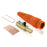 18D24-E 18 Series Cam-Type Male Detachable Plug, 2,0 – 4,0 AWG, orange