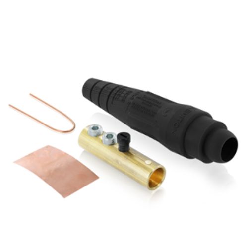 18D31-E 18 Series Cam-Type Female Plug Detachable, black