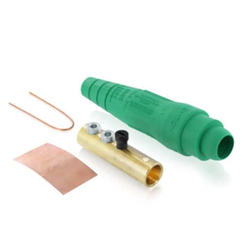 18D31-E 18 Series Cam-Type Female Plug Detachable, green