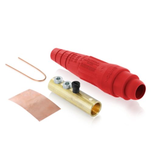 18D31-E 18 Series Cam-Type Female Plug Detachable, red