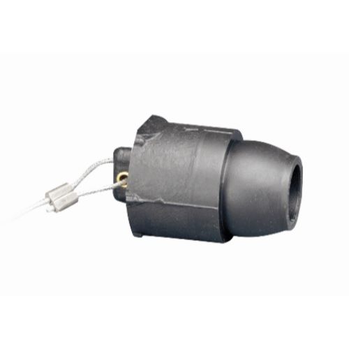 Male Santoprene TPV black protective cap