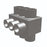 Insulated Multitap Connector, Double-Sided Entry, 6 Ports, #2 AWG - 750 Kcmil
