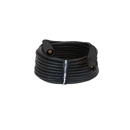 Power Assemblies Type W Extension 2AWG Camlock Series 16 M/F 25' Black