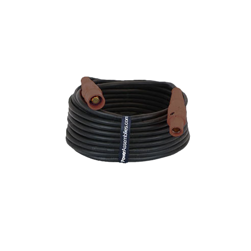 Power Assemblies Type W Extension 2AWG Camlock Series 16 M/F Black 25' Brown