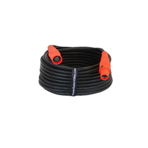 Power Assemblies Type W Extension 2AWG Camlock Series 16 M/F 25' Orange