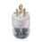 Marinco 20A 125V Plug, Locking w/Neon Bulb