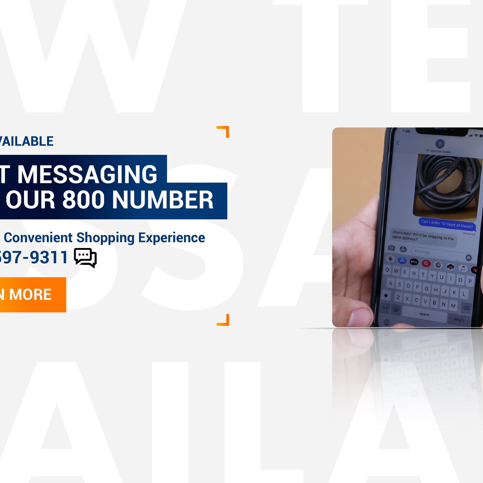 Text Messaging now available at ATI Electrical Supply