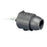 22 Series Male Santoprene TPV black protective cap