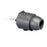 22 Series Male Santoprene TPV black protective cap