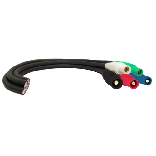 Pigtail Tie In Set Type SC #4 Series 16 Male/Blunt 3' RGN