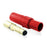 23 Series Taper Nose In-Line Latching Connector, 500-750MCM, 690 Amp Max, male, red