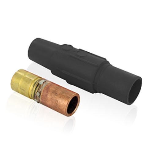 23 Series Taper Nose In-Line Latching Connector, 500-750MCM, 690 Amp Max, female, black