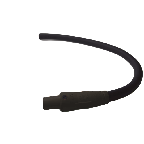 Power Assemblies Pig Tails 400A Type W Series 16 Female / Blunt 3' Black