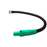 Power Assemblies Pig Tails 400A Type W Series 16 Female / Lug 3' Green