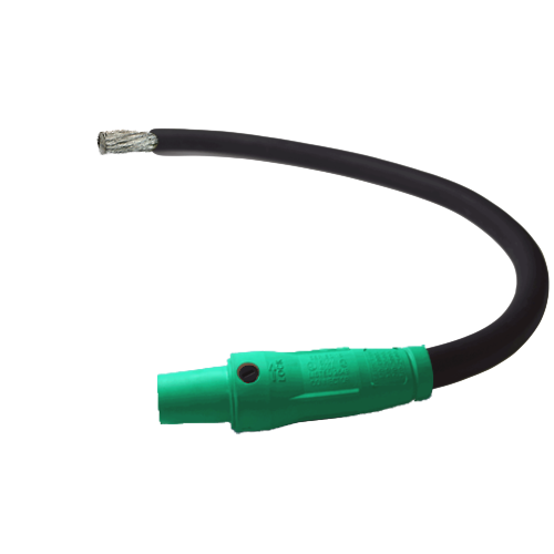 Pig Tails 400A 4/0 Type W Series 16 Female/Tinned 3' Green