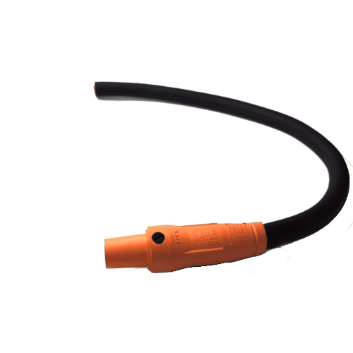 Power Assemblies Pig Tails 400A Type W Series 16 Female / Blunt 3' Orange