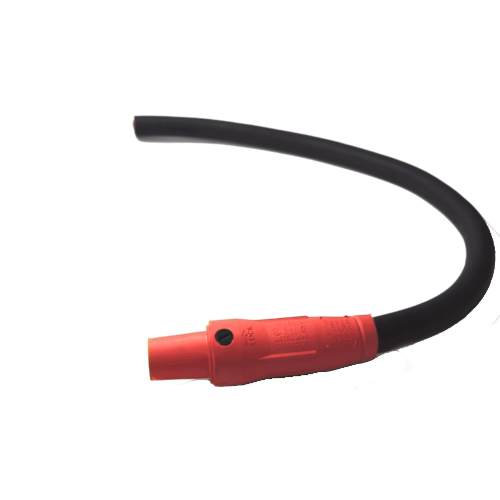 Power Assemblies Pig Tails 400A Type W Series 16 Female / Blunt 3' Red