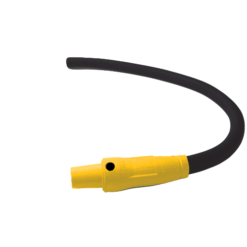 Power Assemblies Pig Tails 400A Type W Series 16 Female / Blunt 3' Yellow