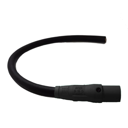 Power Assemblies Pig Tails 400A Type W Series 16 Male / Blunt 3' Black
