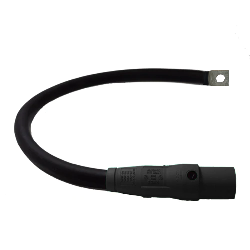 Power Assemblies Pig Tails 400A Type W Series 16 Male / Lug 3' Black