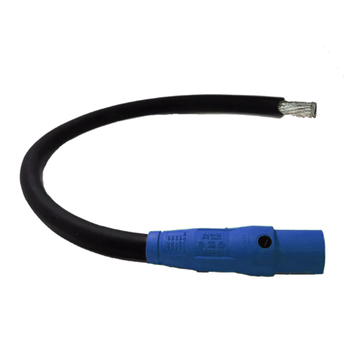 Power Assemblies Pig Tails 400A Type W Series 16 Male / Tinned Cdr 3' Blue