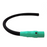 Power Assemblies Pig Tails 400A Type W Series 16 Male / Blunt 3' Green