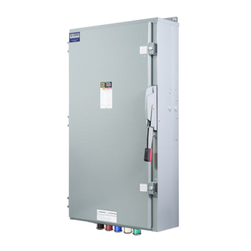 Cam Lock Connection Switch 400A, Single-Throw, Non-Fusible, Non-Switched Neutral, Cams to Source, 120/208V