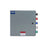 Power Assemblies Camlock Con Box, Right 90°, Double Set Screw, 400 Amps, 120/208 Volts, Female, Blk/Red/Blu/Wht/Grn