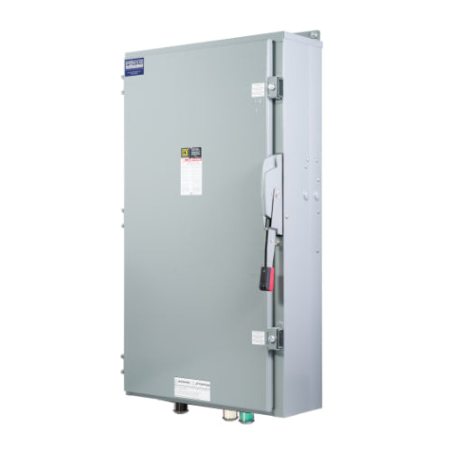 Cam Lock Connection Switch 400A, Single-Throw, Non-Fusible, Non-Switched Neutral, Cams to Source, 120V