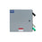Power Assemblies Camlock Con Box, Right 45°, Double Set Screw 400 Amps, 120 Volts, Male, Blk/Wht/Grn