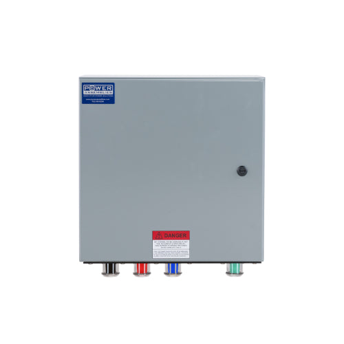 Power Assemblies Camlock Con Box, Bottom 90°, Double Set Screw, 400 Amps, 208 Volts, Female, Blk/Red/Blu/Grn