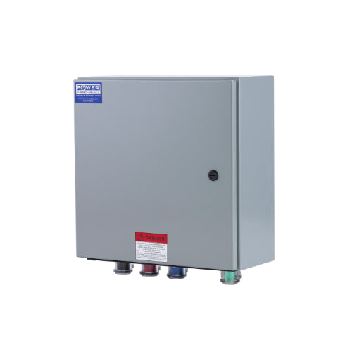 Power Assemblies Camlock Con Box, Bottom 90°, Double Set Screw, 400 Amps, 208 Volts, Male, Blk/Red/Blu/Grn