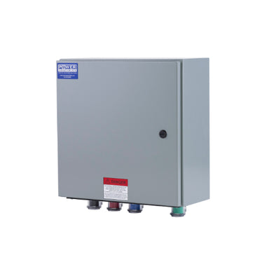 Power Assemblies Camlock Con Box, Right 90°, Double Set Screw, 400 Amps, 208 Volts, Male, Blk/Red/Blu/Grn