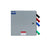 Power Assemblies Camlock Con Box, Right 45°, Threaded Post, 400 Amps, 208 Volts, Male, Blk/Red/Blu/Grn