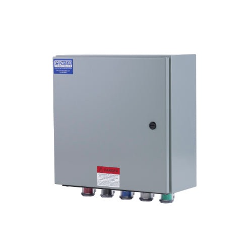 Power Assemblies Camlock Con Box, Bottom 90°, Double Set Screw, 400 Amps, 347/600 Volts, Male, Red/Blk/Blu/Wht/Grn