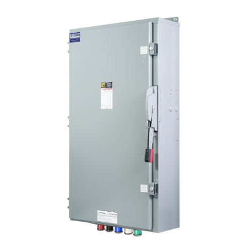 Cam Lock Connection Switch 400A, Single-Throw, Non-Fusible, Non-Switched Neutral, Cams to Source, 347/600V