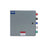 Power Assemblies Camlock Con Box, Right 90°, Double Set Screw, 400 Amps, 347/600 Volts, Female, Red/Blk/Blu/Wht/Grn